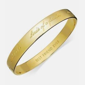 Gold Kate Spade ‘Best Friend Ever’ Bracelet